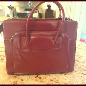 McKlein Leather Laptop Bag - Lake Forest
